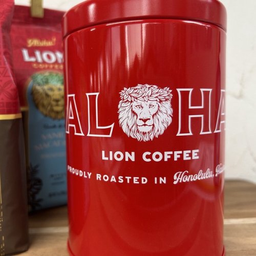 LION COFFEE Mart コラボキャニスター - 本物のハワイをお届けするハワイ専門通販ショップ ピック・ザ・ハワイ