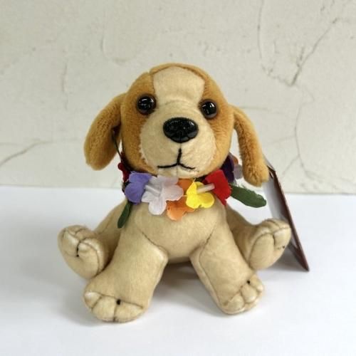 ハワイアンスタイル犬のぬいぐるみ ハワイ直輸入!!コレクティブルアニマルズDOG1 - 本物のハワイを