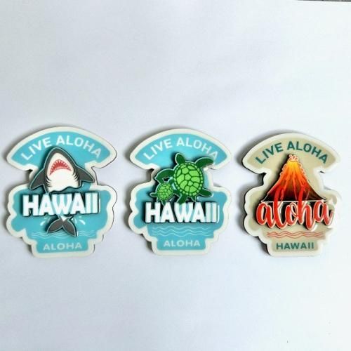 Hawaii直輸入!! LIVE ALOHA マグネット 【シャーク】 - 本物の