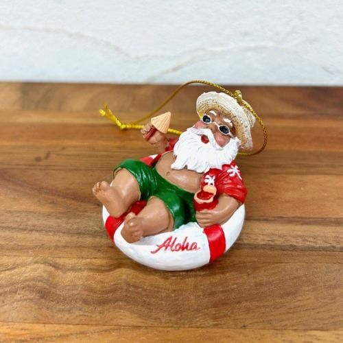 ハワイ直輸入] ハワイ インポート ハワイサンタ オブジェ ハワイ直輸入