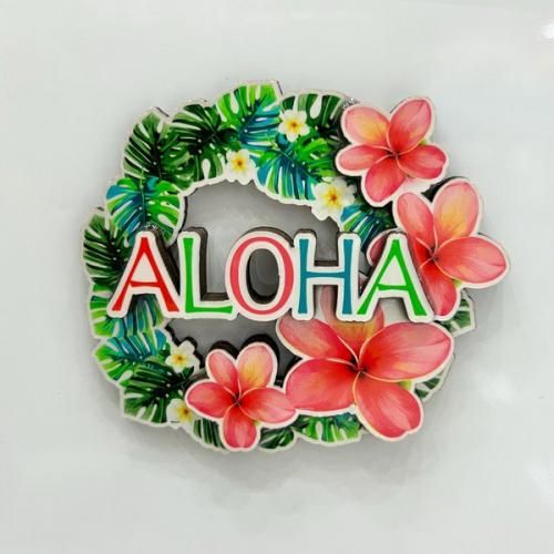 Hawaii直輸入!! フラワーマグネット 【プルメリアリース】 - 本物の