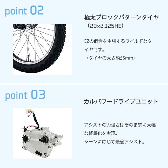 Panasonic (パナソニック) EZ (イーゼット) BE-FZ031 20インチ 8.0Ah