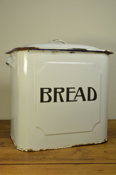 アンティーク ホーロー ブレッド缶 BREAD缶