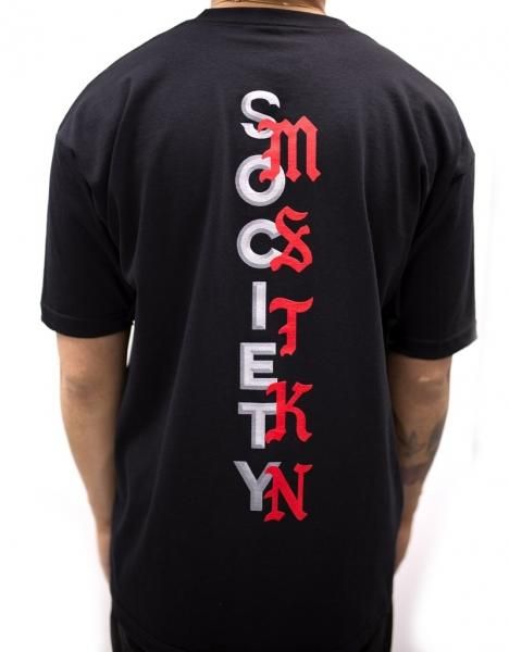 Aw36 Mstkn Society バックプリントtシャツ Blk Dr Jak Aw36 Mstkn Society バックプリントtシャツ Blk Dr Jak