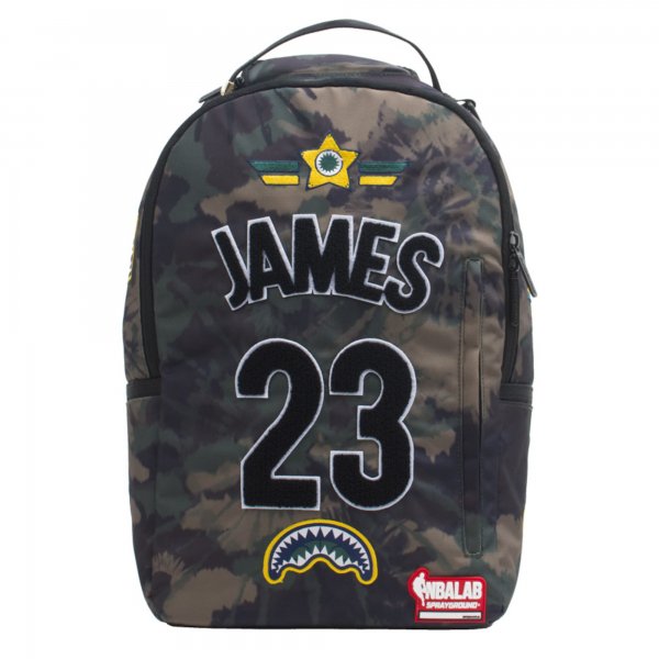 BAG199)Sprayground NBALAB LeBron James Los Angeles Lakers バックパック　 リュックサック/スプレーグラウンド(910B1863NSZ) - DR.JAK