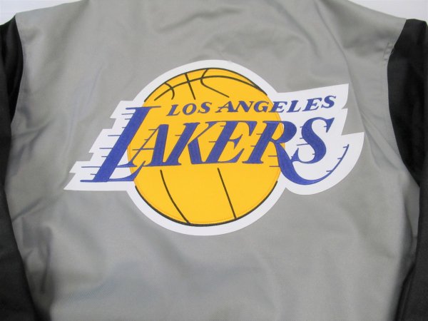 BE44)Jh Design Los Angeles Lakersポリツイルジャケット/NBA 