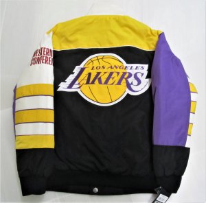 BE85)JH Design Los Angeles Lakers リバーシブルナイロンジャケット/NBA/ロサンゼルス・レイカーズ /S/L -  DR.JAK