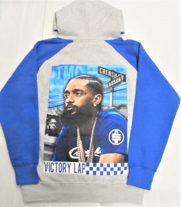 BF9)NO BRAND NIPSEY HUSSLE ニプシーハッスル  バックプリントプルオーバーパーカー/M/L/XL/2XL/3XL/USサイズ/大きいサイズ/LA - DR.JAK