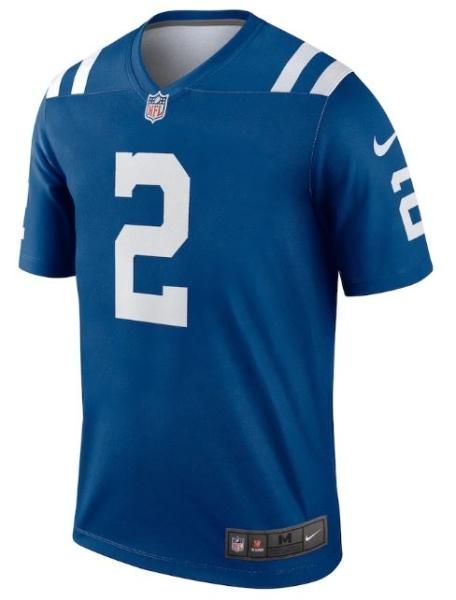 BF50)NIKE Indianapolis Colts Carson Wentzゲームシャツ/フットボール