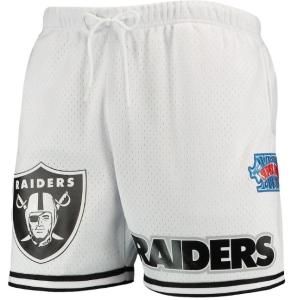 BF81)PRO STANDARD LAS VEGAS RAIDERS ジャージハーフパンツ/白