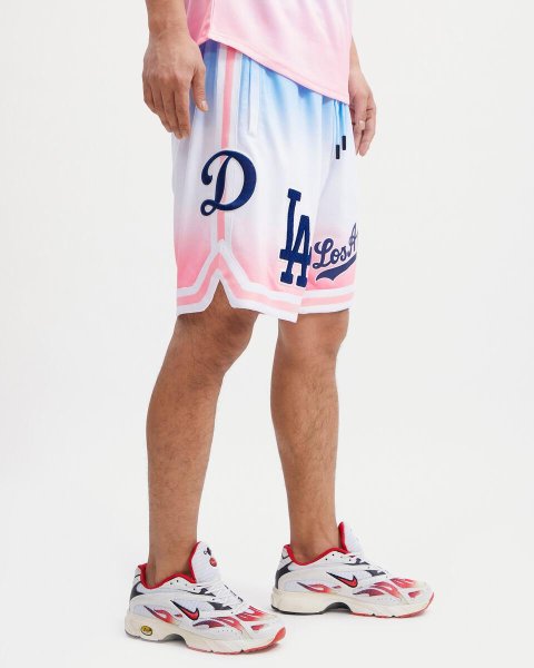 BF92)PRO STANDARD Los Angeles Dodgers スウエットハーフパンツ/M/L