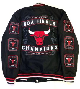 BG9)JH Design Chicago Bulls Champions ウールリバーシブル ジャケット/NBA/S/4XL/シカゴ・ブルズ -  DR.JAK