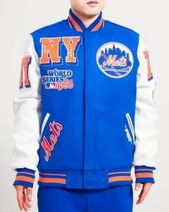 BG99)PRO STANDARD New York Mets REMIX VARSITY ジャケット/MLB