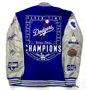 BI43)JH Design Los Angeles Dodgers Champions ウールリバーシブル ジャケット/ロサンゼルス・ドジャース/ MLB/M/L/USサイズ - DR.JAK