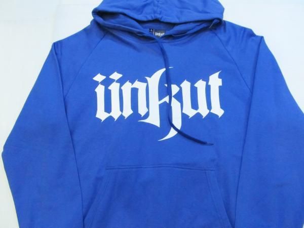 Ao Unkut プリントプルオーバーパーカー 青 Dr Jak Ao Unkut プリントプルオーバーパーカー 青 Dr Jak