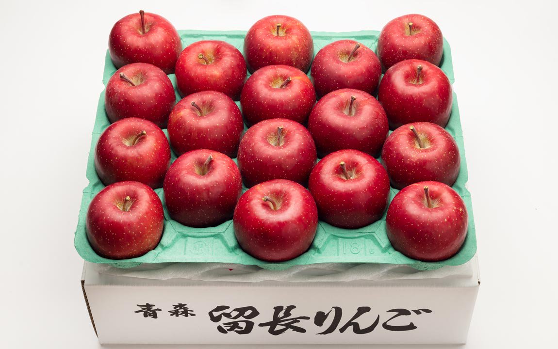 留長りんご サンふじ 秀（中玉） 10Kg - 産地直送！『りんご 
