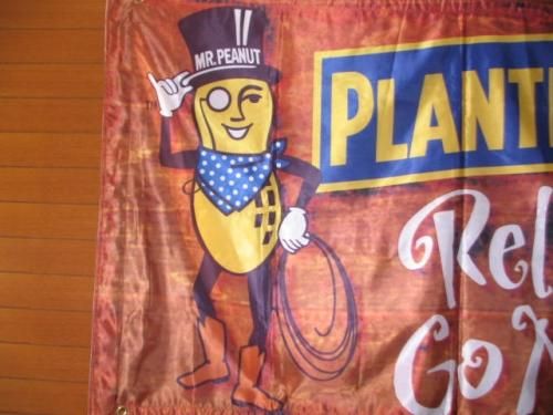 【保障できる】 Planters Peanut AMERICAN - ストアフラッグ ミスターピーナッツ ソファカバー