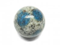 ★【アズライトイングラナイト】藍銅鉱☆天然石球★２０ｍｍ：GRA-59763