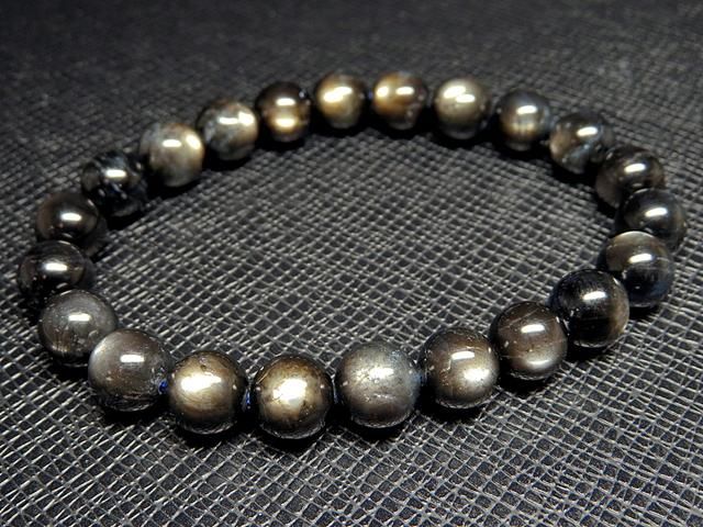 g1500円高品質★【ブラックスターアクアマリン】藍玉☆天然石ブレスレットM★8.5mm:AQ-32747 - パワーストーンブレスレットや天然石アクセサリーの専門店TITAN'stone