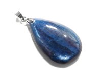 ★【カイヤナイト】藍晶石★天然石ペンダント：KY-26544