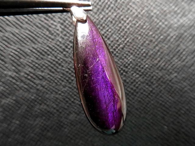 ☆【パープライト】ヘテロサイト☆天然石ペンダント：PUR-30364