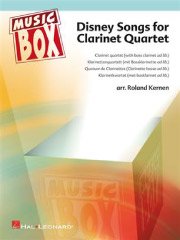 ウィンズスコア Disney Songs For Clarinet Quartet ディズニー ソングス クラリネット4重奏
