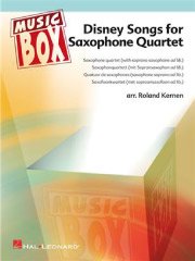 ウィンズスコア Disney Songs For Saxophone Quartet ディズニー ソングス サックス4重奏