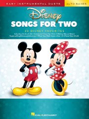 Disney Songs For Two Alto Saxes 2本のアルトサックスのためのディズニーソング アルトサックスデュエット ウィンズスコア 吹奏楽で日本を元気に