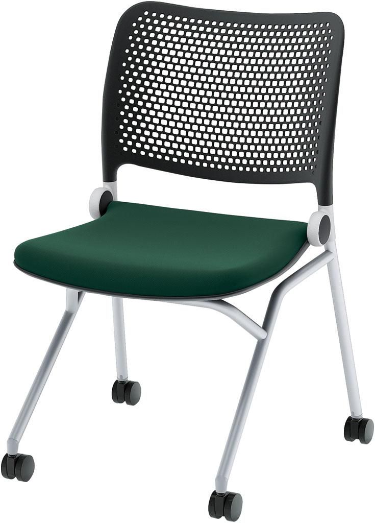 ウチダ ミーティングチェア ヌードタイプ 6-121-100 【肘なし】【塗装