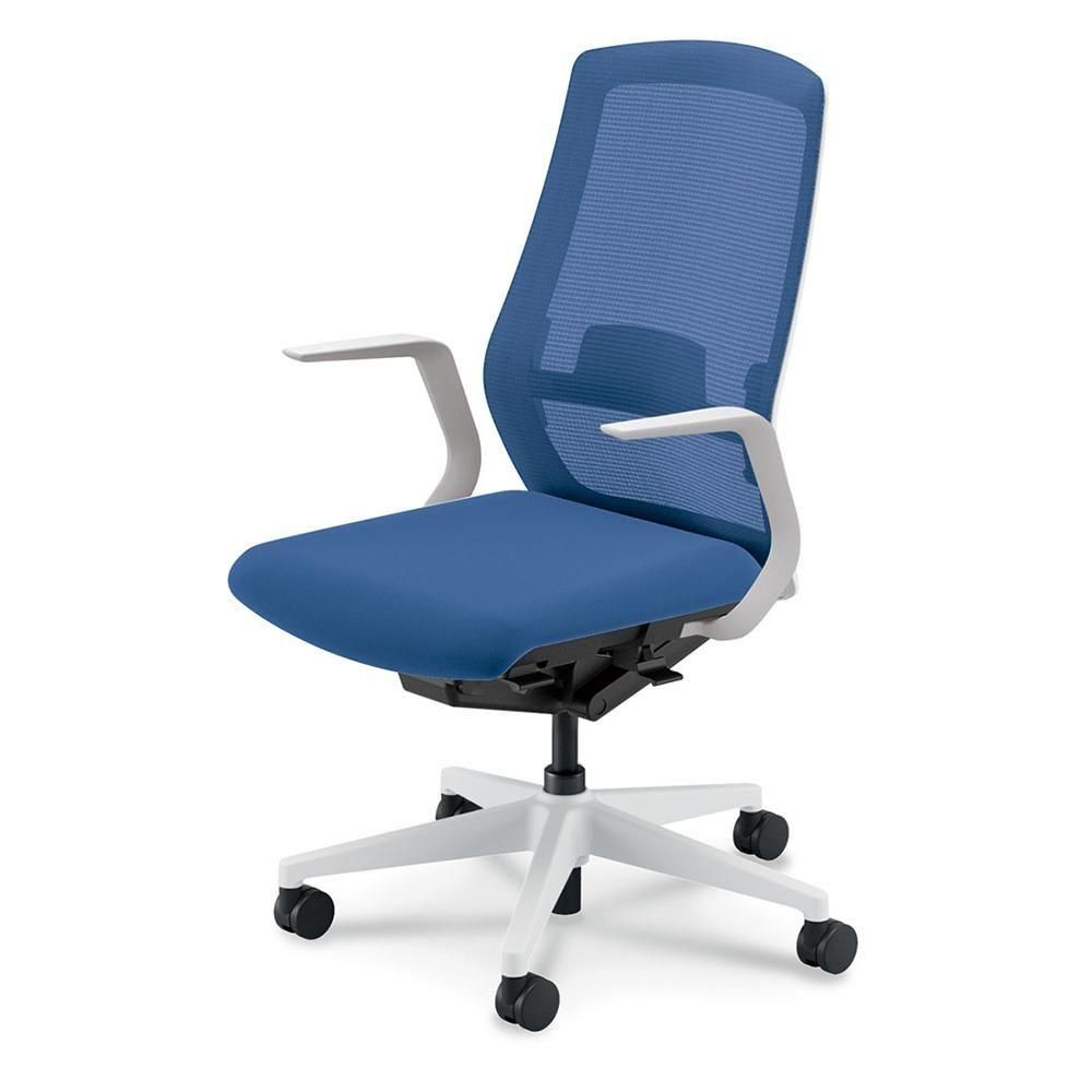 未使用)ホワイトオフィスチェア 調整可能 141705816_o10.jpg?