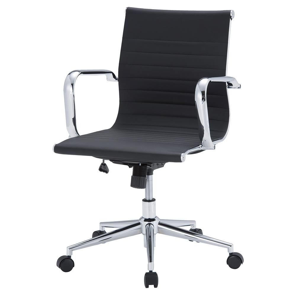 井上金庫 オフィスチェア APS-N02 【PU＋PVCレザータイプ】【固定肘