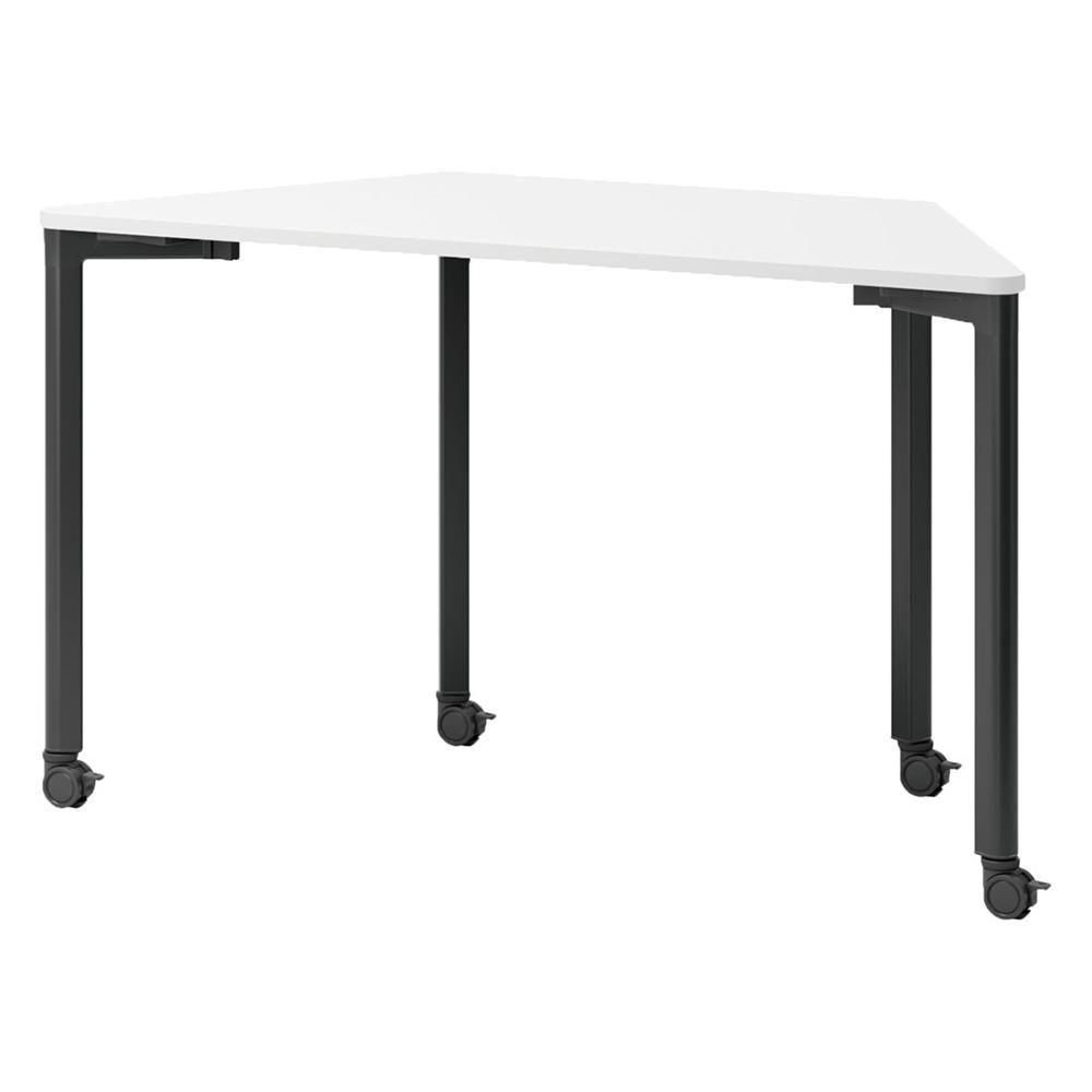 ウチダ 台形テーブル キャスタータイプ 5-108-41 【幅1342×奥行600×高