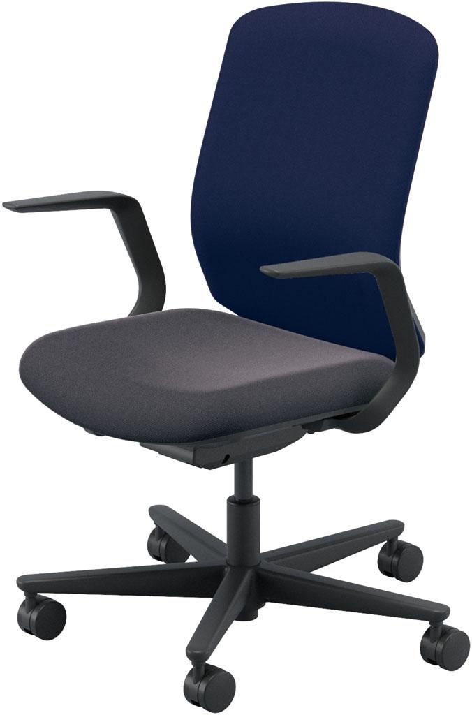 ウチダ オフィスチェア クロスタイプ CR2A-211CBB-L PA 【L型肘