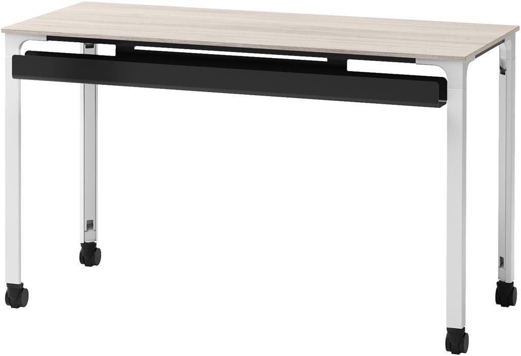 ウチダ ワークデスク 配線ダクトタイプ K-187 CS 【キャスタータイプ