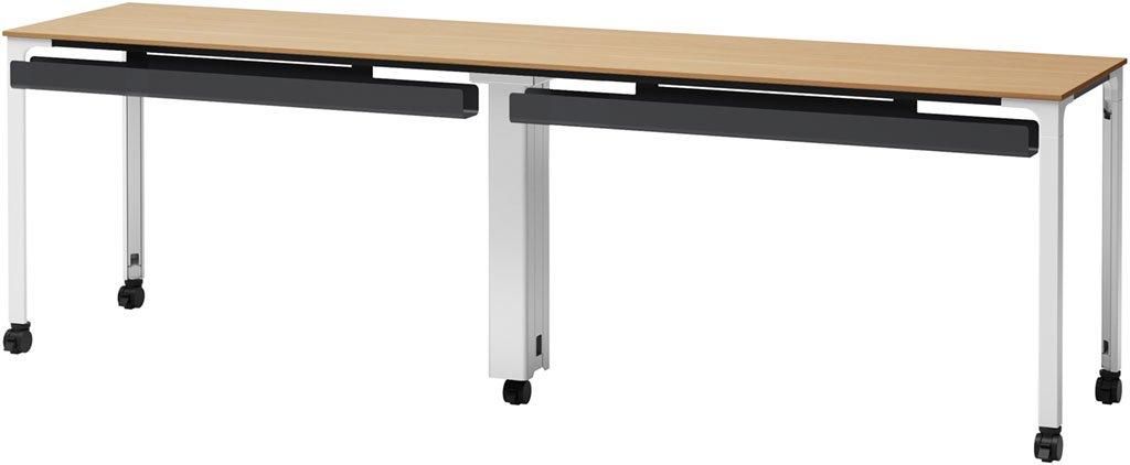 ウチダ ワークデスク 配線ダクトタイプ K-247 CS 【キャスタータイプ