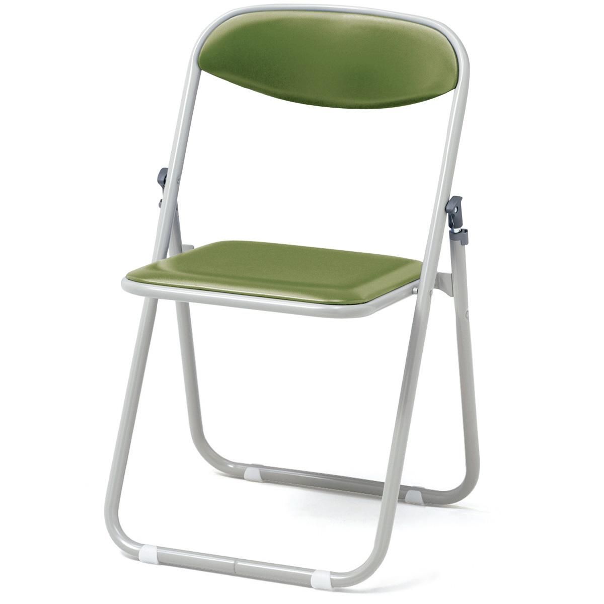 プラス 折りたたみイス FC-752E 【スチールパイプ（φ22.2mm）】【塗装