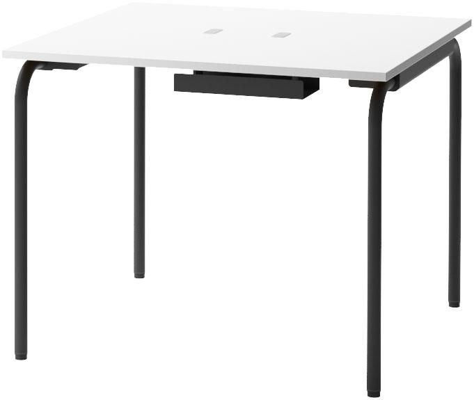 ウチダ ミーティングテーブル スクエア天板 6-156-28 【アジャスター脚