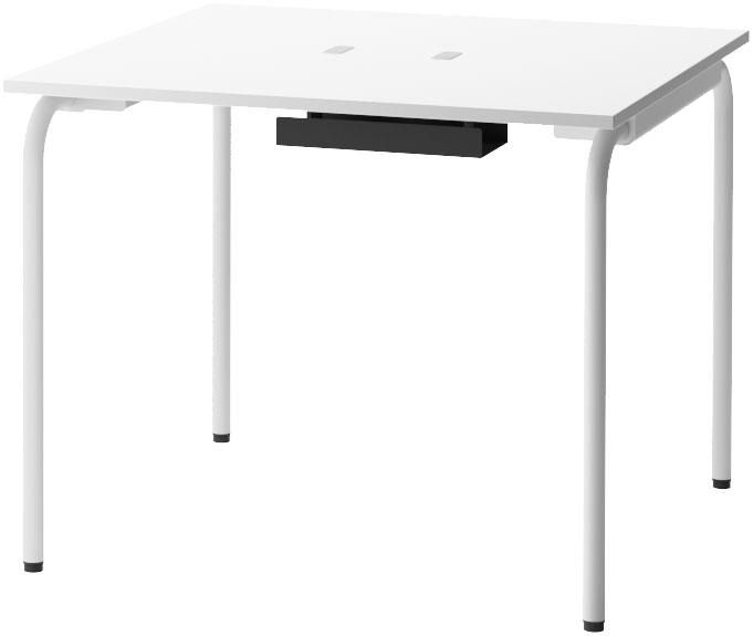 テーブル土台 ウチダ ミーティングテーブル スクエア天板 6-156-28 【アジャスター脚