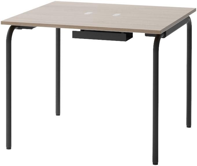 テーブル ウチダ ミーティングテーブル スクエア天板 6-156-28 【アジャスター脚