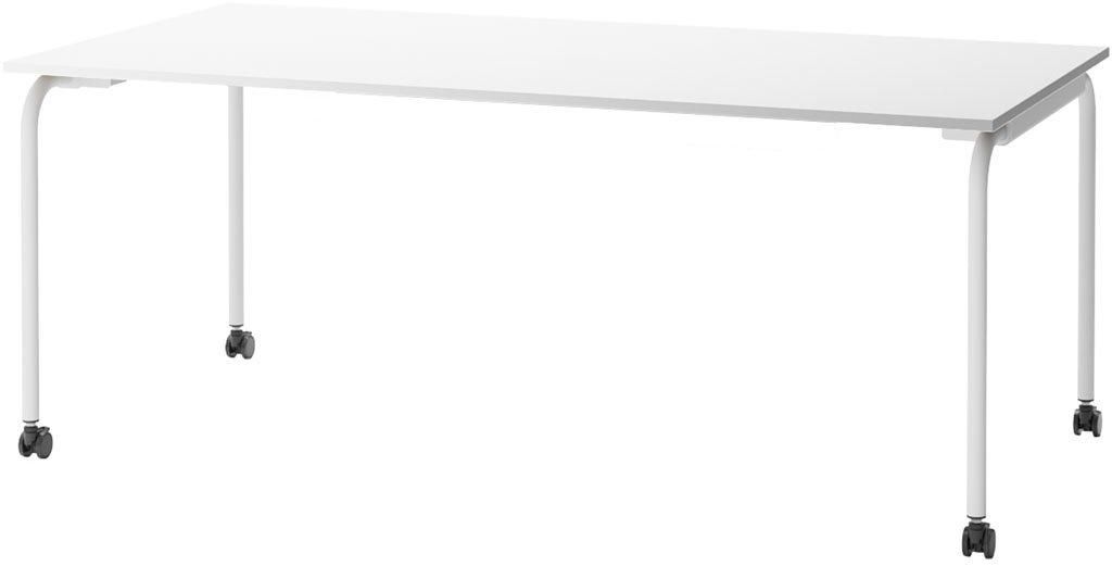 ウチダ ミーティングテーブル スクエア天板 6-156-48 【キャスター脚