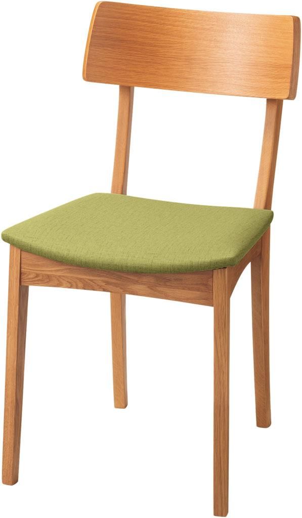 リフレッシュタイプチェアロータイプオーク無垢材ウチダライトオーク色