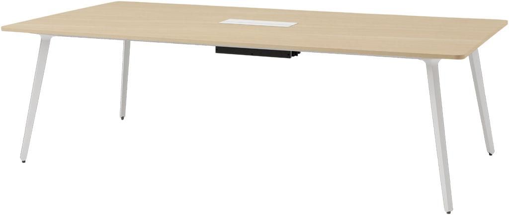 ウチダ ミーティングテーブル 5-203-57 【配線孔あり】【幅2100×奥行