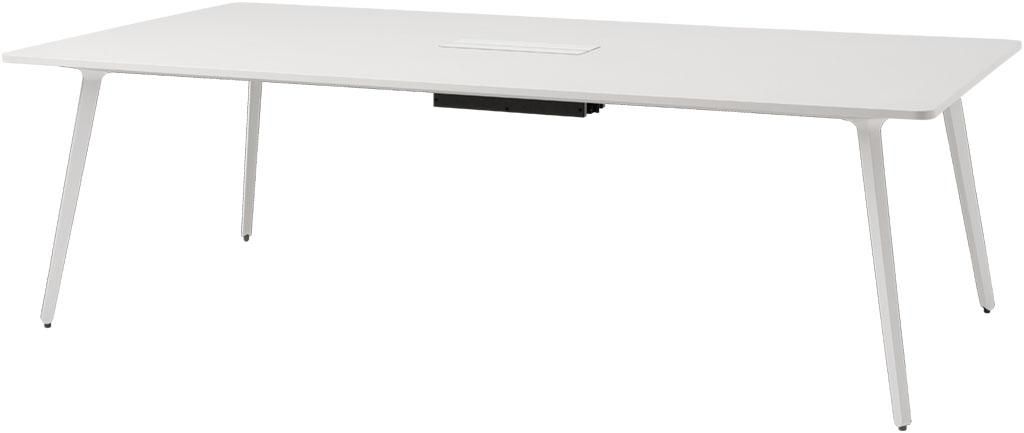 ウチダ ミーティングテーブル 5-203-57 【配線孔あり】【幅2100×奥行