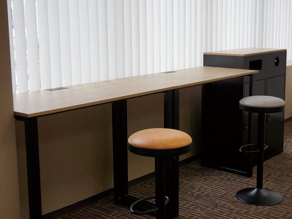 井上金庫 フリーアドレスデスク 片面ハイタイプ 基本セット ABW-HB1460