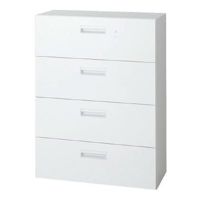 プラス ラテラルキャビネット L6-E105H-4 【下置】【4段】【幅800×奥行