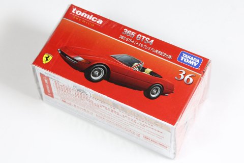 Tomica Premium No.036 フェラーリ 365 GTS4 発売記念仕様 レッド