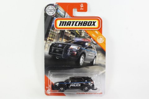 Matchbox 2020 #078 16 Ford Interceptor Utility ブラック POLICE -  【F.C.TOYS】ホットウィールやナスカーなど、輸入3インチミニカー専門の通販ショップ