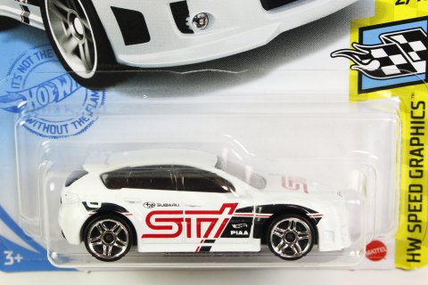 Hot Wheels 2021 #068r Subaru WRX STi ホワイト - 【F.C.TOYS】ホット 