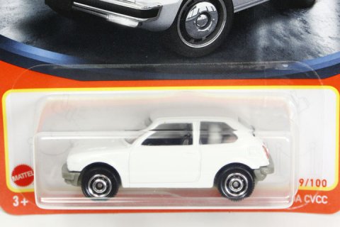 Matchbox 2021 #049 1976 Honda (Civic) CVCC ホワイト -  【F.C.TOYS】ホットウィールやナスカーなど、輸入3インチミニカー専門の通販ショップ
