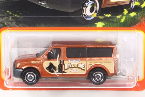 Matchbox 2022 #001 Nissan NV Van ブラウン -  【F.C.TOYS】ホットウィールやナスカーなど、輸入3インチミニカー専門の通販ショップ